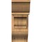 Ekena Millwork Balboa Traditional Smooth Bracket w/ Offset Brace, Western Red Cedar, 7 1/2"W x 18"D x 18"H BKT0806X18X18BOA01SWR - alternate 4